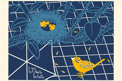 De la serie a tres tintas